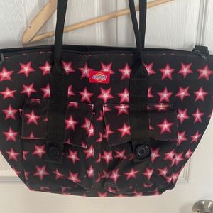 Dickies punk ska emo pink star canvas tote